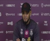 Burnley boss Vincent Kompany on Chelsea challenge and rest of season being like 9 cup finals to avoid relegation&#60;br/&#62;Burnley, UK