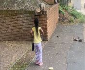 This video captures the comedic chaos that unfolds when an excited girl, Chancel, decides it&#39;s prime time for a monkey photo-op.&#60;br/&#62;&#60;br/&#62;&#92;