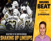 In the latest episode of Bruins Beat, host Evan Marinofsky is joined by Bridgette Proulx to delve into a range of topics related to the Boston Bruins. They discuss Jim Montgomery&#39;s plan to roll out some new lines and debate whether this move indicates desperation. Additionally, they highlight one positive aspect of the team&#39;s current situation, evaluate the overall state of the team, and consider the best possible first-round matchup for the Bruins in the playoffs.&#60;br/&#62;&#60;br/&#62;Topics: &#60;br/&#62;&#60;br/&#62;- Evan and Bridgette mourn UMass losing to Denver &#60;br/&#62;&#60;br/&#62;- Jim Montgomery plans on rolling out some new lines &#60;br/&#62;&#60;br/&#62;- Is it a desperate move? &#60;br/&#62;&#60;br/&#62;- The one good thing &#60;br/&#62;&#60;br/&#62;- What to make of this team &#60;br/&#62;&#60;br/&#62;- The best first-round matchup &#60;br/&#62;&#60;br/&#62;This episode is brought to you by PrizePicks! Get in on the excitement with PrizePicks, America’s No. 1 Fantasy Sports App, where you can turn your hoops knowledge into serious cash. Download the app today and use code CLNS for a first deposit match up to &#36;100! Pick more. Pick less. It’s that Easy! Football season may be over, but the action on the floor is heating up. Whether it’s Tournament Season or the fight for playoff homecourt, there’s no shortage of high stakes basketball moments this time of year. Quick withdrawals, easy gameplay and an enormous selection of players and stat types are what make PrizePicks the #1 daily fantasy sports app!