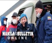 Japanese billionaire Yusaku Maezawa returns to Earth after 12 days at the International Space Station. Footage from the landing site, around 150 kilometres (90 miles) southeast of the central Kazakhstan town of Zhezkazgan, shows Maezawa, his assistant Yozo Hirano, and Roscosmos cosmonaut Alexander Misurkin smiling after being helped out of the Soyuz descent module and into evacuation vehicles in freezing, foggy conditions.&#60;br/&#62;&#60;br/&#62;READ MORE: https://mb.com.ph/2021/12/21/japanese-space-tourists-return-to-earth-after-12-days-on-iss/&#60;br/&#62;