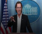 Matthew McConaughey, Calls for Gun Reform, While Speaking at White House.&#60;br/&#62;As a native of Uvalde, Texas, McConaughey delivered an emotional speech on June 7 in favor of new gun regulations following the mass shooting at Robb Elementary School.&#60;br/&#62;As a native of Uvalde, Texas, McConaughey delivered an emotional speech on June 7 in favor of new gun regulations following the mass shooting at Robb Elementary School.&#60;br/&#62;He and his wife recently visited with the victims&#39; families and other members of the community. .&#60;br/&#62;He and his wife recently visited with the victims&#39; families and other members of the community. .&#60;br/&#62;We heard from so many people: Families of the deceased, mothers, fathers, sisters, brothers, Texas Rangers, hunters, border patrol and responsible gun owners who won’t give up their Second Amendment rights, Matthew McConaughey, via statement at White House, as reported by CNBC.&#60;br/&#62;They all said, ‘We want &#60;br/&#62;secure and safe schools &#60;br/&#62;and we want gun laws &#60;br/&#62;that won’t make it so &#60;br/&#62;easy for the bad guys &#60;br/&#62;to get these damn guns.’, Matthew McConaughey, via statement at White House, &#60;br/&#62;as reported by CNBC.&#60;br/&#62;McConaughey called on lawmakers to raise the minimum age for purchasing an assault rifle to 21, increase background checks and implement red flag provisions.&#60;br/&#62;McConaughey called on lawmakers to raise the minimum age for purchasing an assault rifle to 21, increase background checks and implement red flag provisions.&#60;br/&#62;The day before his speech, the actor wrote an op-ed in &#39;The Austin American-Statesman&#39; calling for responsible gun ownership.&#60;br/&#62;I believe that responsible, law-abiding Americans have a Second Amendment right, enshrined by our founders, to bear arms, Matthew McConaughey, via op-ed in &#39;The Austin American-Statesman&#39;.&#60;br/&#62;I also believe we have a cultural obligation to take steps toward slowing down the senseless killing of our children, Matthew McConaughey, via op-ed in &#39;The Austin American-Statesman&#39;.&#60;br/&#62;Keeping firearms out of the hands of dangerous people is not only the responsible thing to do, it is the best way to protect the Second Amendment. We can do both, Matthew McConaughey, via op-ed in &#39;The Austin American-Statesman&#39;