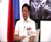 President-elect Bongbong Marcos said that President Rodrigo Duterte asked him before the May 9 elections to continue the war on drugs, but on his own way.&#60;br/&#62;&#60;br/&#62;&#60;br/&#62;Marcos added that President Duterte asked him for understanding over the use of all government resources available to fund the monthly P500 government aid to the poorest of the poor families amid unabated increase of oil prices.&#60;br/&#62;&#60;br/&#62;&#60;br/&#62;Watch the full interview: https://www.youtube.com/watch?v=qwXWdRFXELU