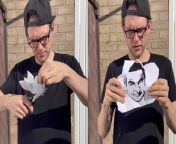 &#39;Make sure you don&#39;t fall out of your chair because this video is beyond astonishing. &#60;br/&#62;&#60;br/&#62;The footage kicks off with remarkably gifted illusionist, Nathan Cox folding a piece of paper and then cutting it from different angles to produce a masterpiece. &#60;br/&#62;&#60;br/&#62;It then gets revealed that the paper was cut in such a way that when stretched and placed in front of a dark background, it transforms into the shape of Mr. Bean&#39;s face. &#60;br/&#62;&#60;br/&#62;&#92;