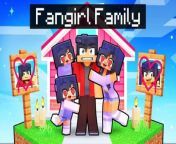 Having a FAN GIRL FAMILY in Minecraft! from jogo do minecraft do beto