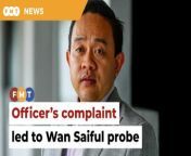 Witness says she filed her complaint in the prescribed MACC form early last year after discussing the matter with her superior.&#60;br/&#62;&#60;br/&#62;&#60;br/&#62;Read More: https://www.freemalaysiatoday.com/category/nation/2024/03/25/macc-officers-complaint-led-to-probe-on-wan-saiful-court-told/&#60;br/&#62;&#60;br/&#62;&#60;br/&#62;Free Malaysia Today is an independent, bi-lingual news portal with a focus on Malaysian current affairs.&#60;br/&#62;&#60;br/&#62;Subscribe to our channel - http://bit.ly/2Qo08ry&#60;br/&#62;------------------------------------------------------------------------------------------------------------------------------------------------------&#60;br/&#62;Check us out at https://www.freemalaysiatoday.com&#60;br/&#62;Follow FMT on Facebook: https://bit.ly/49JJoo5&#60;br/&#62;Follow FMT on Dailymotion: https://bit.ly/2WGITHM&#60;br/&#62;Follow FMT on X: https://bit.ly/48zARSW &#60;br/&#62;Follow FMT on Instagram: https://bit.ly/48Cq76h&#60;br/&#62;Follow FMT on TikTok : https://bit.ly/3uKuQFp&#60;br/&#62;Follow FMT Berita on TikTok: https://bit.ly/48vpnQG &#60;br/&#62;Follow FMT Telegram - https://bit.ly/42VyzMX&#60;br/&#62;Follow FMT LinkedIn - https://bit.ly/42YytEb&#60;br/&#62;Follow FMT Lifestyle on Instagram: https://bit.ly/42WrsUj&#60;br/&#62;Follow FMT on WhatsApp: https://bit.ly/49GMbxW &#60;br/&#62;------------------------------------------------------------------------------------------------------------------------------------------------------&#60;br/&#62;Download FMT News App:&#60;br/&#62;Google Play – http://bit.ly/2YSuV46&#60;br/&#62;App Store – https://apple.co/2HNH7gZ&#60;br/&#62;Huawei AppGallery - https://bit.ly/2D2OpNP&#60;br/&#62;&#60;br/&#62;#FMTNews #MACC #WanSaifulWanJan #TasekGelugorMP