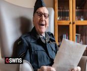 A D-Day veteran who got a message saying the Second World War was over 48 hours before the rest of the planet has vowed to keep the piece of history in his family.&#60;br/&#62;&#60;br/&#62;Bernard Morgan, who will turn 100 on Wednesday, was the youngest RAF sergeant to land in Normandy in June 1944.&#60;br/&#62;&#60;br/&#62;And a year later, the codebreaker received a telex announcing the end of armed conflict in Europe, making him one of the first people in the world to know.&#60;br/&#62;&#60;br/&#62;He deciphered the allied message which read: “The German war is now over... The surrender is effective some time tomorrow”. &#60;br/&#62;&#60;br/&#62;Ahead of his birthday, the great-grandad read out the note - dressed in the uniform he war on D-day - to remind others of the liberties they had won in the victory.&#60;br/&#62;&#60;br/&#62;But the Royal British Legion Ambassador (RBL) refuses to give museums the original, instead insisting it will stay in his family when he dies.&#60;br/&#62;&#60;br/&#62;He said: “I am always keen for the younger generation to know exactly what went on during the War and to appreciate the sacrifice that our lads made so that we can enjoy the freedoms we have today.&#60;br/&#62;&#60;br/&#62;“The Imperial War Museum in London and in Manchester both wanted the original copy - they weren’t interested in a photocopy - but I’m keeping it for my family.&#92;