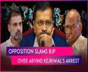 On March 21, Delhi Chief Minister Arvind Kejriwal was arrested by the Enforcement Directorate (ED). The Aam Aadmi Party (AAP) chief was arrested in connection with an excise policy-linked money laundering case. The arrest came hours after the Delhi High Court refused to grant protection to Kejriwal from any coercive action by the agency, reported PTI. Meanwhile, the BJP demanded that Arvind Kejriwal should step down as the Chief Minister of Delhi. Watch the video to know more.&#60;br/&#62;