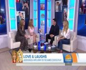 Actor Jason Biggs of the “American Pie” movies and his wife Jenny Mollen, with whom he co-starred in “My Best Friend’s Girl,” visit Kathie Lee Gifford and Jenna Bush Hager to talk about their new Lifetime game show, “My Partner Knows Best.”