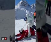 Lindsey Vonn and Shaun White invent interesting new sport...skiboarding? from maya rati white