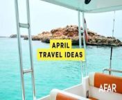 Looking for April travel ideas? While there are many wonderful destinations that are excellent to visit at the start of spring, here are ten of our top picks for the best places to travel in April—from underrated places in the U.S. to far flung international destinations.&#60;br/&#62;&#60;br/&#62;Read the full article: https://rebrand.ly/y57vzbg&#60;br/&#62;----&#60;br/&#62;CONNECT WITH AFAR&#60;br/&#62;Afar.com is a digital and print magazine that publishes travel tips, guides, news, and stories: https://www.afar.com&#60;br/&#62;&#60;br/&#62;Get updates on the latest articles, travel news, and more from AFAR by signing up for the AFAR newsletter: https://afar.com/newsletters&#60;br/&#62;&#60;br/&#62;Follow AFAR on Facebook: https://www.facebook.com/AfarMedia&#60;br/&#62;Follow AFAR on Twitter: https://twitter.com/afarmedia&#60;br/&#62;Follow AFAR on Instagram: https://www.instagram.com/afarmedia&#60;br/&#62;Follow AFAR on Pinterest: https://www.pinterest.com/afarmedia
