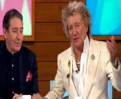 Sir Rod Stewart praised King Charles for going public on his cancer diagnosis.Source: Loose Women, ITV
