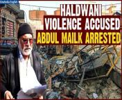 Haldwani violence case in Uttarakhand. The Uttarakhand Police has made significant strides in the investigation, announcing the arrest of the key accused, Abdul Malik, along with two others. The arrests have pushed the total number of individuals apprehended in connection with the case to a staggering 81. &#60;br/&#62; &#60;br/&#62;#Haldwani #BanbhulpuraPoliceStation #MadrasaDemolition #PushkarSinghDhami #UttarakhandMadrasaDemolition #HaldwaniViolence #UttarakhandRiots #HaldwaniRiots #BanbhulpuraCurfew #Uttarakhand&#60;br/&#62;~PR.151~ED.194~