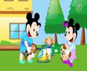 Mickey Mouse Babie Chase Robbers Goofy Babie Police in Prison! Minnie Mouse, Donald Duck N from babie xvideo
