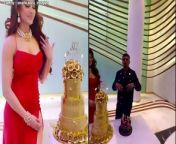 Urvashi Rautela celebrated her 30th birthday on February 25th with a 24-carat gold cake alongside rapper Yo Yo Honey Singh. Photos of the event have gone viral!&#60;br/&#62;&#60;br/&#62;#urvashirautela #yoyohoneysingh #urvashibirthday #trending #viralvideo #celebupdate #bollywoodnews #urvash #25caratgoldcake