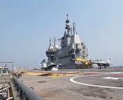 The Indian Navy ’s 2 aircraft carriers Vikramaditya & Vikrant in a twin carrier op demo this week from indian girl verylong