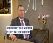 With the Israel-Gaza conflict just a stone’s throw away, is Egypt still safe for tourists? We spoke with Egyptian Minister of Tourism and Antiquities Ahmed Issa to find out how the conflict is impacting one of the world’s oldest tourist hotspots. &#60;br/&#62;#Egypt #Tourism #Giza #Cairo&#60;br/&#62;