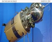 On March 9, 1961, the Soviet Union launched Sputnik 9. &#60;br/&#62;&#60;br/&#62;This mission was a test flight of the Vostok spacecraft, which would later carry the first cosmonauts into space. Inside the spacecraft was a mannequin named Ivan Ivanovich, a dog named Chernushka, dozens of mice, some reptiles, and the first-ever guinea pig to fly to space. The dummy and his gang of animals launched on a Vostok-K carrier rocket from the Baikonur Cosmodrome in Kazakhstan. All the animals made it back to Earth unharmed after completing one orbit around the Earth. Ivan Ivanovich was ejected from the capsule during reentry and landed with his own parachute.