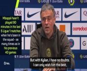 PSG boss Luis Enrique insists he has &#39;no doubts&#39; about Kylian Mbappe, after benching him for their Reims draw.