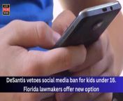 DeSantis Vetoes Social Media Ban for Kids Under 16 in Florida&#60;br/&#62;Breaking news: Governor Ron DeSantis vetoed a bill banning kids under 16 from social media. Florida lawmakers plan a revised proposal. Stay updated on City Pulse News for more on this digital age debate.&#60;br/&#62;ARTICLE LINK: https://shorturl.at/dsKL2