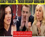 Young And The Restless Spoilers Ashley wants Tucker to cut ties with Audra - or
