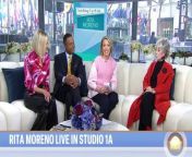 See Rita Moreno flirt with Craig Melvin — with Lindsay there! from melvin myhre
