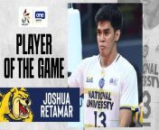 UAAP Player of the Game Highlights: Joshua Retamar ushers NU to third straight W vs UP from simar nu