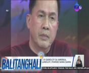 Iniutos ng korte sa California sa Amerika na i-unseal ang arrest warrant laban kay Pastor Apollo Quiboloy.&#60;br/&#62;&#60;br/&#62;&#60;br/&#62;Balitanghali is the daily noontime newscast of GTV anchored by Raffy Tima and Connie Sison. It airs Mondays to Fridays at 10:30 AM (PHL Time). For more videos from Balitanghali, visit http://www.gmanews.tv/balitanghali.&#60;br/&#62;&#60;br/&#62;#GMAIntegratedNews #KapusoStream&#60;br/&#62;&#60;br/&#62;Breaking news and stories from the Philippines and abroad:&#60;br/&#62;GMA Integrated News Portal: http://www.gmanews.tv&#60;br/&#62;Facebook: http://www.facebook.com/gmanews&#60;br/&#62;TikTok: https://www.tiktok.com/@gmanews&#60;br/&#62;Twitter: http://www.twitter.com/gmanews&#60;br/&#62;Instagram: http://www.instagram.com/gmanews&#60;br/&#62;&#60;br/&#62;GMA Network Kapuso programs on GMA Pinoy TV: https://gmapinoytv.com/subscribe