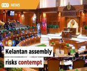 Bastian Pius Vendargon says any re-enactment of the laws will give rise to a constitutional crisis and must be handled carefully by all pillars of government.&#60;br/&#62;&#60;br/&#62;Read More: https://www.freemalaysiatoday.com/category/nation/2024/03/07/kelantan-assembly-in-contempt-if-struck-down-laws-re-enacted-says-lawyer/&#60;br/&#62;&#60;br/&#62;Free Malaysia Today is an independent, bi-lingual news portal with a focus on Malaysian current affairs.&#60;br/&#62;&#60;br/&#62;Subscribe to our channel - http://bit.ly/2Qo08ry&#60;br/&#62;------------------------------------------------------------------------------------------------------------------------------------------------------&#60;br/&#62;Check us out at https://www.freemalaysiatoday.com&#60;br/&#62;Follow FMT on Facebook: https://bit.ly/49JJoo5&#60;br/&#62;Follow FMT on Dailymotion: https://bit.ly/2WGITHM&#60;br/&#62;Follow FMT on X: https://bit.ly/48zARSW &#60;br/&#62;Follow FMT on Instagram: https://bit.ly/48Cq76h&#60;br/&#62;Follow FMT on TikTok : https://bit.ly/3uKuQFp&#60;br/&#62;Follow FMT Berita on TikTok: https://bit.ly/48vpnQG &#60;br/&#62;Follow FMT Telegram - https://bit.ly/42VyzMX&#60;br/&#62;Follow FMT LinkedIn - https://bit.ly/42YytEb&#60;br/&#62;Follow FMT Lifestyle on Instagram: https://bit.ly/42WrsUj&#60;br/&#62;Follow FMT on WhatsApp: https://bit.ly/49GMbxW &#60;br/&#62;------------------------------------------------------------------------------------------------------------------------------------------------------&#60;br/&#62;Download FMT News App:&#60;br/&#62;Google Play – http://bit.ly/2YSuV46&#60;br/&#62;App Store – https://apple.co/2HNH7gZ&#60;br/&#62;Huawei AppGallery - https://bit.ly/2D2OpNP&#60;br/&#62;&#60;br/&#62;#FMTNews #Kelantan #StateAssembly #Constitution #Reenactment #Law