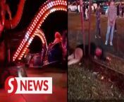Police have ordered a funfair in Likas to cease operations for safety inspections on all its machines after two patrons were thrown off a spinning ride and seriously injured Wednesday (March 7) night.&#60;br/&#62;&#60;br/&#62;Read more at https://tinyurl.com/2syspsmk&#60;br/&#62;&#60;br/&#62;WATCH MORE: https://thestartv.com/c/news&#60;br/&#62;SUBSCRIBE: https://cutt.ly/TheStar&#60;br/&#62;LIKE: https://fb.com/TheStarOnline