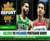 The Garden Report goes live following the Celtics game vs the Wizards. Catch the Celtics Postgame Show featuring Bobby Manning, Jimmy Toscano and John Zannis as they offer insights and analysis from Boston&#39;s game in the Nation&#39;s Capital.&#60;br/&#62;&#60;br/&#62;This episode of the Garden Report is brought to you by:&#60;br/&#62;&#60;br/&#62;Get in on the excitement with PrizePicks, America’s No. 1 Fantasy Sports App, where you can turn your hoops knowledge into serious cash. Download the app today and use code CLNS for a first deposit match up to &#36;100! Pick more. Pick less. It’s that Easy! &#60;br/&#62;&#60;br/&#62;Nutrafol Men! Take the first step to visibly thicker, healthier hair. For a limited time, Nutrafol is offering our listeners ten dollars off your first month’s subscription and free shipping when you go to Nutrafol.com/MEN and enter the promo code GARDEN!&#60;br/&#62;&#60;br/&#62;Football season may be over, but the action on the floor is heating up. Whether it’s Tournament Season or the fight for playoff homecourt, there’s no shortage of high stakes basketball moments this time of year. Quick withdrawals, easy gameplay and an enormous selection of players and stat types are what make PrizePicks the #1 daily fantasy sports app!&#60;br/&#62;&#60;br/&#62;#Celtics #NBA #GardenReport #CLNS