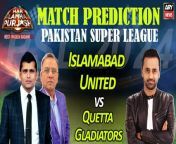 #harlamhapurjosh#MatchPrediction #quettagaladiators#islamabadunited#psl2024 #PSL9 #PSL #IUvsQG &#60;br/&#62;&#60;br/&#62;PSL 2024 - Match Prediction - IU vs QG - Who Will Win Today&#39;s Match?&#60;br/&#62;