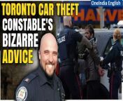 Amidst a surge in car thefts, Toronto Police Constable Marco Ricciardi has stirred controversy with his unusual advice. Learn more about the bizarre tactic and its impact on the community. &#60;br/&#62; &#60;br/&#62;#Toronto #TorontoCarTheft #TorontoNews #TorontoPolice #Canada #CanadaNews #CanadaPolice #CanadaConstable #CarTheftPrevention #CanadaCarTheft #Oneindia&#60;br/&#62;~HT.99~PR.274~ED.101~