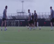 Inter Miami stars struggle through ‘two-ball rondo’ training drill from secret stars aleksandra 017