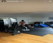 Joelinton&#39;s girlfriend posted a clip of the Newcastle United star in the gym amid his injury.
