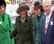 The Queen arrives at the Cheltenham Festival in Gloucestershire for ‘Style Wednesday’. It is the pinnacle event of the Jump racing calendar, this year The Jockey Club is celebrating 100 years of the Cheltenham Gold Cup. Report by Covellm. Like us on Facebook at http://www.facebook.com/itn and follow us on Twitter at http://twitter.com/itn