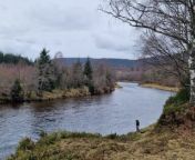 Leaving Ballater to head along the Deeside way