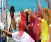 Jennifer Lopez looks stunning in a &#39;nude&#39; colored swimsuit on the set of her latest music video &#39;Live It Up&#39; with Pitbull in Fort Lauderdale, Florida