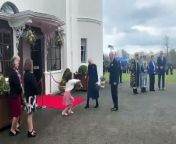 Watch as Queen Camilla arrives at Government House, Douglas
