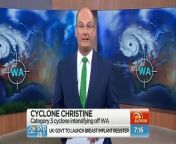 Cyclone Christine has intensified overnight off the coast of Western Australia.