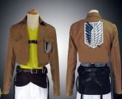View them in http://goo.gl/YT2bPSThere are the cosplay costumes for Scouting legion in Attack on Titan anime, costumes includes Rivaille, Mikasa, Eren, Reiner, Connie, Fubar, Jean, and the Scouting Cloak, enjoy them in www.cosplayfield.com please!
