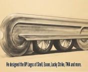 Google Doodle about Raymond Loewy on November 5th, 2013. It is a Doodle to honor his 120th birthday. Raymond Loeway was a french industrial designer. He designed the BP Logos of Shell, Exxon, Lucky Strike, TWA and more. He is known as the inventor of Streamline Moderne.&#60;br/&#62;You can see an example in the recent Google Doodle.