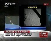 China&#39;s Chang&#39;e 3 JADE RABBIT landed on the Moon live footage from MOON.China&#39;s Chang&#39;e-3 and the lunar rover Yutu (Jade Rabbit) have landed on the lunar surface at 1:11 pm UTC on Saturday.