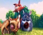 Big Buck Bunny tells the story of a giant rabbit with a heart bigger than himself. When one sunny day three rodents rudely harass him, something snaps... and the rabbit ain&#39;t no bunny anymore! In the typical cartoon tradition he prepares the nasty rodents a comical revenge.animated cartoons hd hq