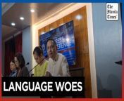 Lawmaker seeks ban on Filipino dubbing of English movies&#60;br/&#62;&#60;br/&#62;Negros Occidental 3rd District Rep. Jose Francisco &#39;Kiko&#39; Benitez defends his proposed bill that would ban the dubbing of English movies into Filipino, citing a decrease in the number of people who are proficient in the English language. Benitez said that House Bill 9939 calls for a &#39;conversation between the educational benefits and the creative industry economic costs.&#39;&#60;br/&#62;&#60;br/&#62;Video by Red Mendoza&#60;br/&#62;&#60;br/&#62;Subscribe to The Manila Times Channel - https://tmt.ph/YTSubscribe&#60;br/&#62; &#60;br/&#62;Visit our website at https://www.manilatimes.net&#60;br/&#62; &#60;br/&#62; &#60;br/&#62;Follow us: &#60;br/&#62;Facebook - https://tmt.ph/facebook&#60;br/&#62; &#60;br/&#62;Instagram - https://tmt.ph/instagram&#60;br/&#62; &#60;br/&#62;Twitter - https://tmt.ph/twitter&#60;br/&#62; &#60;br/&#62;DailyMotion - https://tmt.ph/dailymotion&#60;br/&#62; &#60;br/&#62; &#60;br/&#62;Subscribe to our Digital Edition - https://tmt.ph/digital&#60;br/&#62; &#60;br/&#62; &#60;br/&#62;Check out our Podcasts: &#60;br/&#62;Spotify - https://tmt.ph/spotify&#60;br/&#62; &#60;br/&#62;Apple Podcasts - https://tmt.ph/applepodcasts&#60;br/&#62; &#60;br/&#62;Amazon Music - https://tmt.ph/amazonmusic&#60;br/&#62; &#60;br/&#62;Deezer: https://tmt.ph/deezer&#60;br/&#62;&#60;br/&#62;Tune In: https://tmt.ph/tunein&#60;br/&#62;&#60;br/&#62;#themanilatimes &#60;br/&#62;#philippines&#60;br/&#62;#englishlanguage &#60;br/&#62;#dubbing &#60;br/&#62;