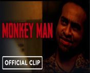 The Kid has a plan for a promotion. Check out this clip from Monkey Man, an upcoming action film starring Dev Patel, Sharlto Copley, Sobhita Dhulipala, and more. Monkey Man opens in theaters on April 5, 2024.&#60;br/&#62;&#60;br/&#62;Inspired by the legend of Hanuman, an icon embodying strength and courage, Monkey Man stars Patel as Kid, an anonymous young man who ekes out a meager living in an underground fight club where, night after night, wearing a gorilla mask, he is beaten bloody by more popular fighters for cash.&#60;br/&#62;&#60;br/&#62;After years of suppressed rage, Kid discovers a way to infiltrate the enclave of the city’s sinister elite. As his childhood trauma boils over, his mysteriously scarred hands unleash an explosive campaign of retribution to settle the score with the men who took everything from him.&#60;br/&#62;&#60;br/&#62;Packed with thrilling and spectacular fight and chase scenes, Monkey Man is directed by Dev Patel from his original story and his screenplay with Paul Angunawela and John Collee (Master and Commander: The Far Side of the World).&#60;br/&#62;&#60;br/&#62;The film’s international cast includes Sharlto Copley (District 9), Sobhita Dhulipala (Made in Heaven), Pitobash (Million Dollar Arm), Vipin Sharma (Hotel Mumbai), Ashwini Kalsekar (Ek Tha Hero), Adithi Kalkunte (Hotel Mumbai), Sikandar Kher (Aarya) and Makarand Deshpande (RRR).&#60;br/&#62;&#60;br/&#62;Monkey Man is produced by Dev Patel, Jomon Thomas (Hotel Mumbai, The Man Who Knew Infinity), Oscar winner Jordan Peele (Nope, Get Out), Win Rosenfeld (Candyman, Hunters series), Ian Cooper (Nope, Us), Basil Iwanyk (John Wick franchise, Sicario films), Erica Lee (John Wick franchise, Silent Night), Christine Haebler (Shut In, Bones of Crows) and Anjay Nagpal (executive producer of Bombshell, Greyhound). &#60;br/&#62;&#60;br/&#62;Serving as executive producers are Jonathan Fuhrman, Natalya Pavchinskya, Aaron L. Gilbert, Andria Spring, Alison-Jane Roney and Steven Thibault.&#60;br/&#62;&#60;br/&#62;Universal Pictures presents a Bron Studios production, a Thunder Road film, a Monkeypaw production, a Minor Realm/S’Ya Concept production, in association with WME Independent and Creative Wealth Media.