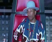 Pharrell matches Jordy Searcy and Taylor Phelan in a battle singing The Script&#39;s &#92;