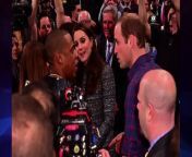 Royalty collided as Prince William and Princess Catherine met the United States version of royalty, Beyonce and Jay Z.