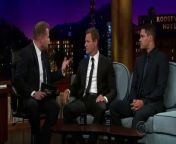 After sizing up Aaron Eckhart as a boxer, James, Trevor Noah and Aaron assign a fitness regimen to moments when they&#39;re all together and dive into their first group workout.
