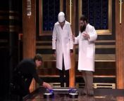 Jimmy performs science experiments with Kevin Delaney, including flying with a real hoverboard from ArxPax.com!