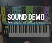 How to create a rave style patch with The Moog Matriarch